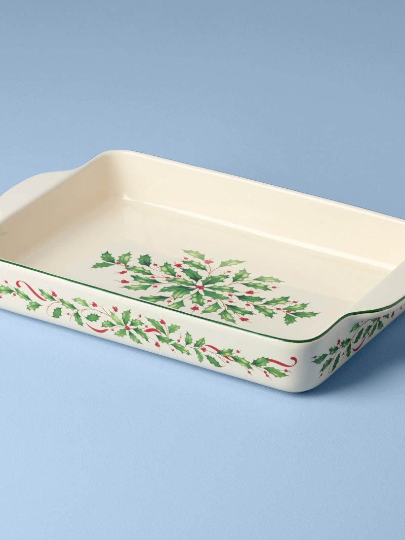 Holiday Rectangular Baking Dish - Large